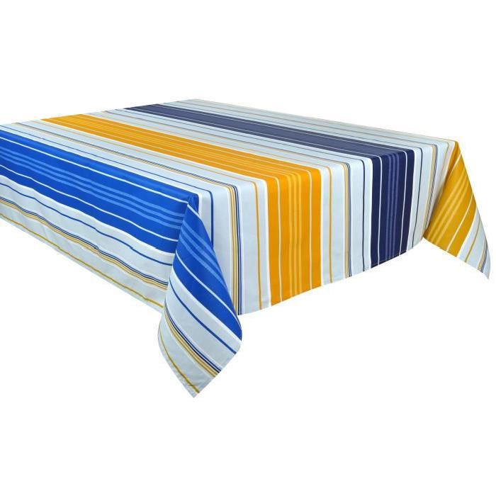 VENT DU SUD Nappe enduite Captreton 160 x 250 - Soleil