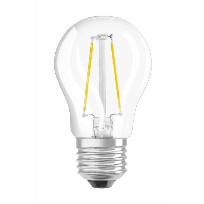 OSRAM Ampoule filament LED E27 2 W équivalent a 25 W blanc chaud