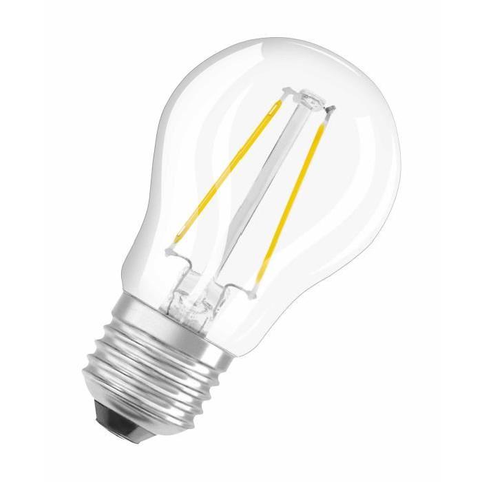 OSRAM Ampoule filament LED E27 2 W équivalent a 25 W blanc chaud