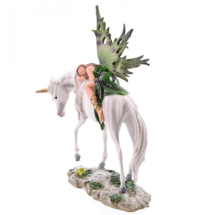 Figurine Licorne & Fée - 16 cm