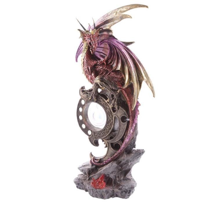 Figurine Dragon de feu pendule - 44 cm