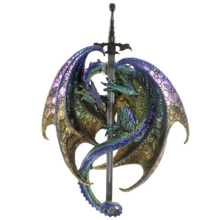 Figurine Dragon Epée du Cauchemar - 35.5 cm