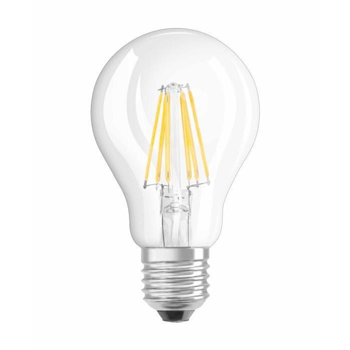 OSRAM Ampoule filament LED E27 6 W équivalent a 60 W blanc chaud