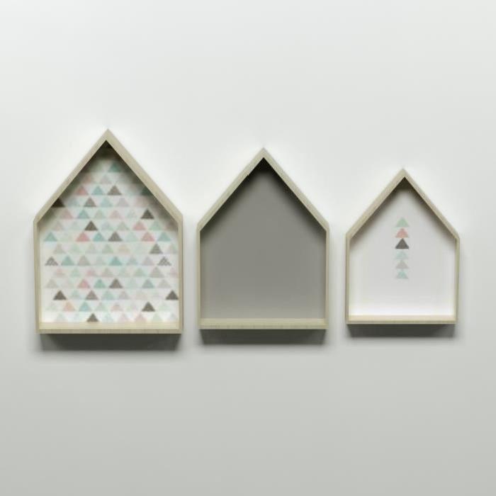 BRIO Set de 3 maisons Scandi