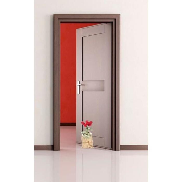 CASITA Bloque porte déco tulipes - 13x30cm - Rouge