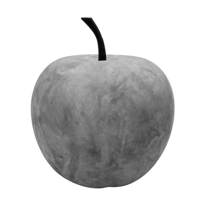 HOMEA Pomme déco effet béton Ř34,5 cm beige