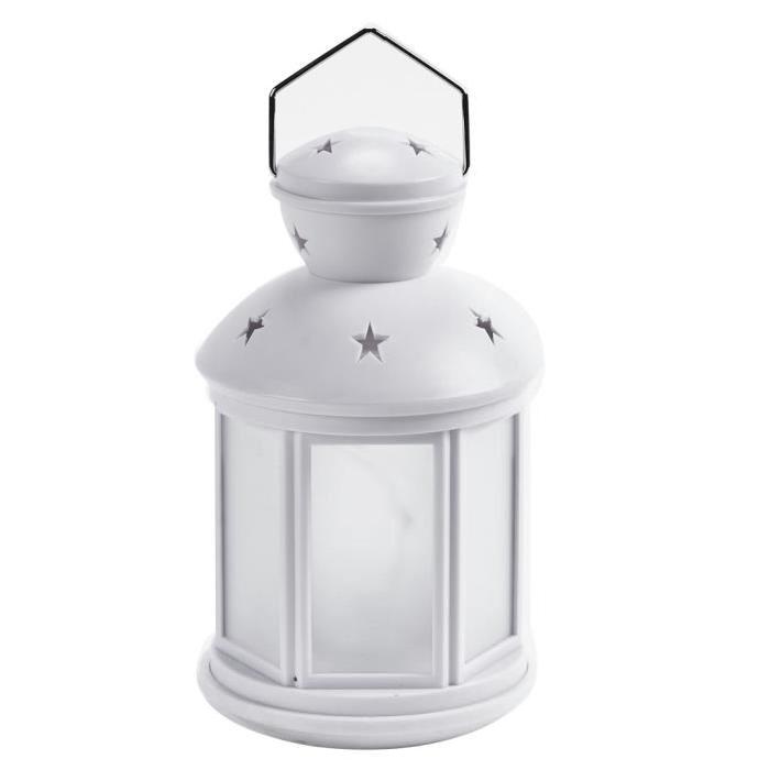 Lanterne lumineux blanc 21,3cm - Ř12,1cm