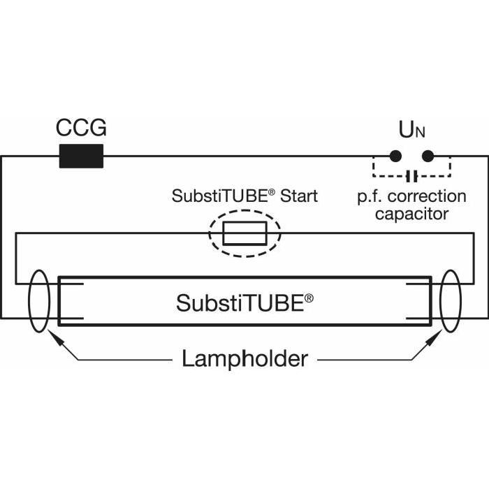 OSRAM Tube LED G13 8 W 600 mm blanc chaud