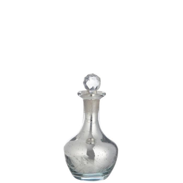 Carafe en verre 10x10x18 cm Effet miroir