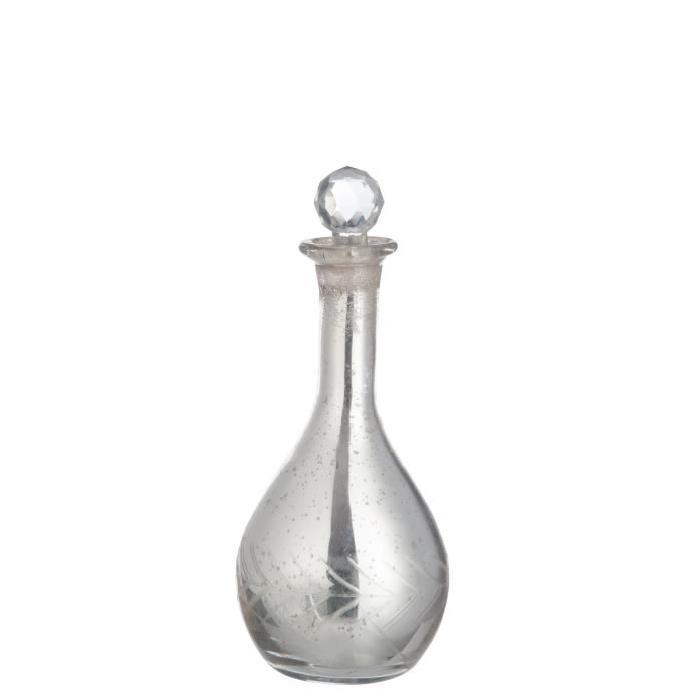 Vase Carafe en verre 10x10x22 cm Effet miroir