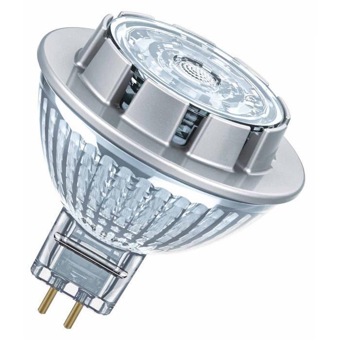 OSRAM Ampoule Spot LED MR16 GU5,3 7,2 W équivalent a 50 W blanc chaud