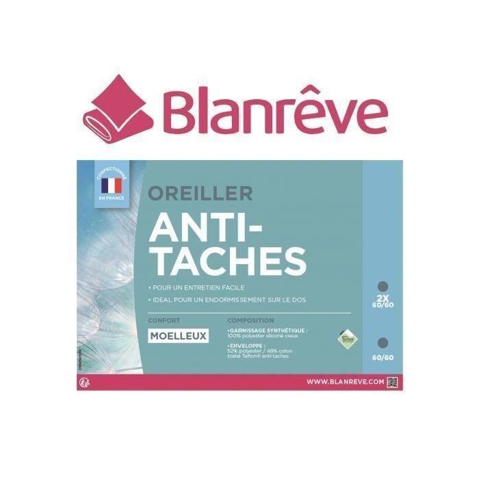 BLANREVE Oreiller Anti-taches 60x60cm