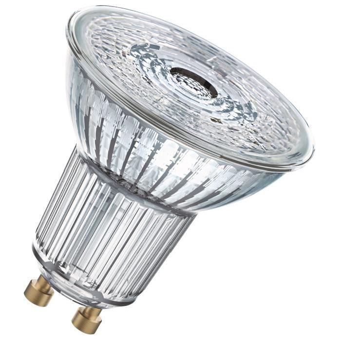 OSRAM Ampoule Spot LED PAR16 GU10 4,3 W équivalent a 50 W blanc froid