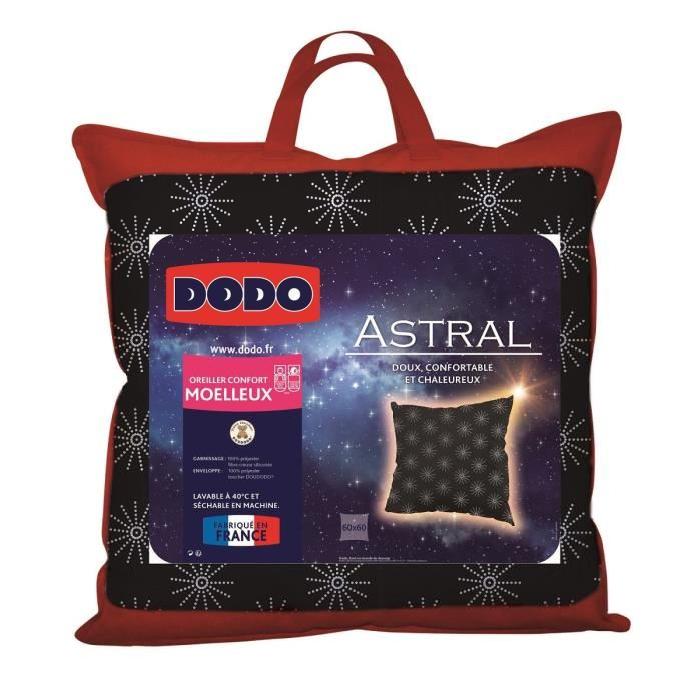 DODO Oreiller décoratif Astral 65x65 cm noir