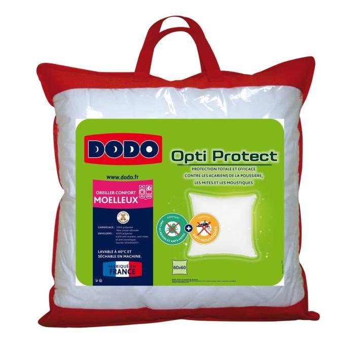 DODO Oreiller Opti-protect 60x60 cm blanc