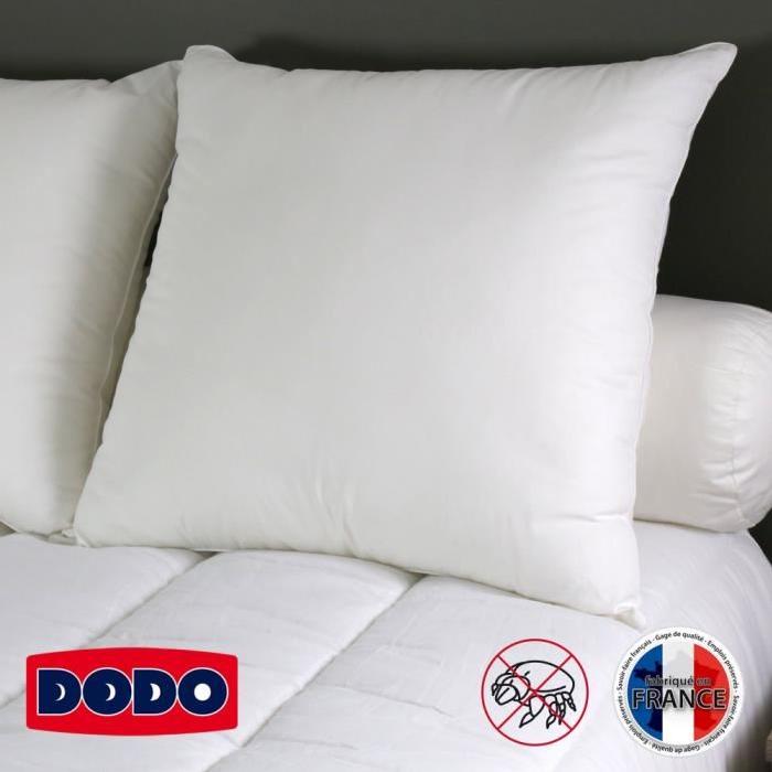 DODO Oreiller ANTI-ACARIENS 60x60 cm blanc