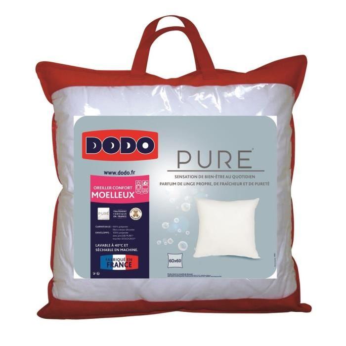 DODO Oreiller PURE 60x60cm blanc