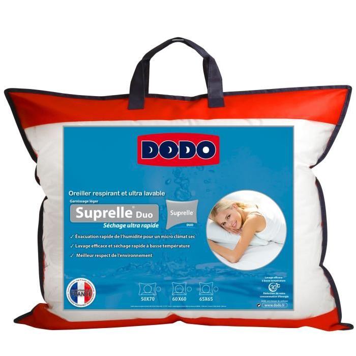 DODO Oreiller SUPRELLE DUO 50x70 cm blanc