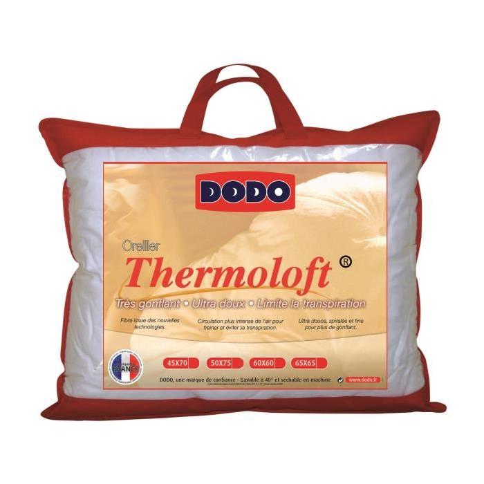 DODO Oreiller Thermoloft 50x75 cm blanc