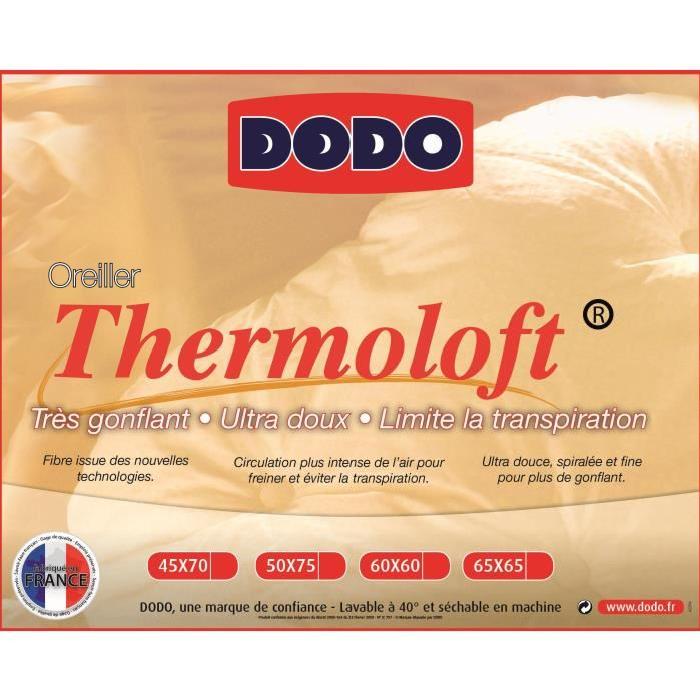 DODO Oreiller Thermoloft 50x75 cm blanc