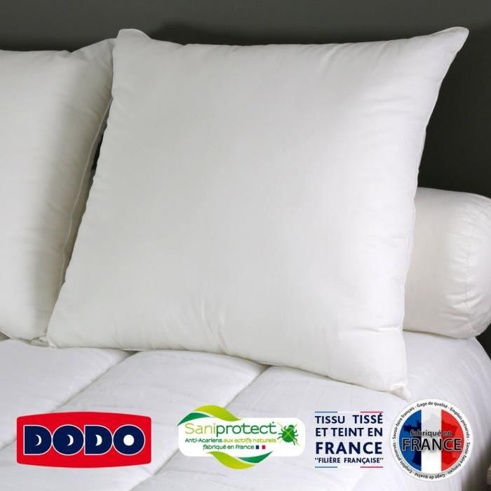 DODO Oreiller Total France 60x60 cm blanc