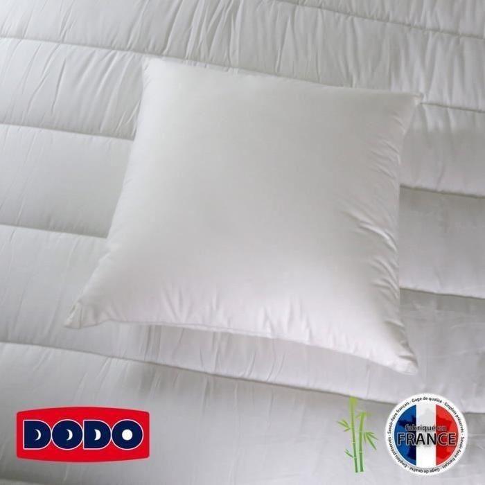 DODO Oreiller moelleux Visconature 60x60cm Viscose de Bambou