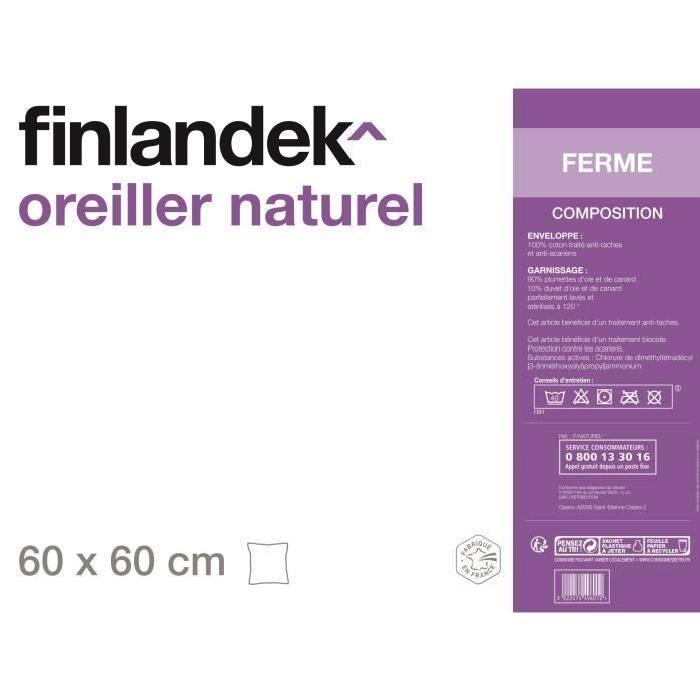 FINLANDEK Oreiller DUVET 60x60 cm