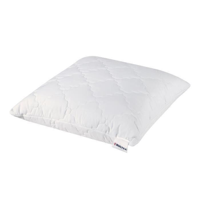 BULTEX Oreiller "Spécial Cervicales" déhoussable 60x60 cm blanc