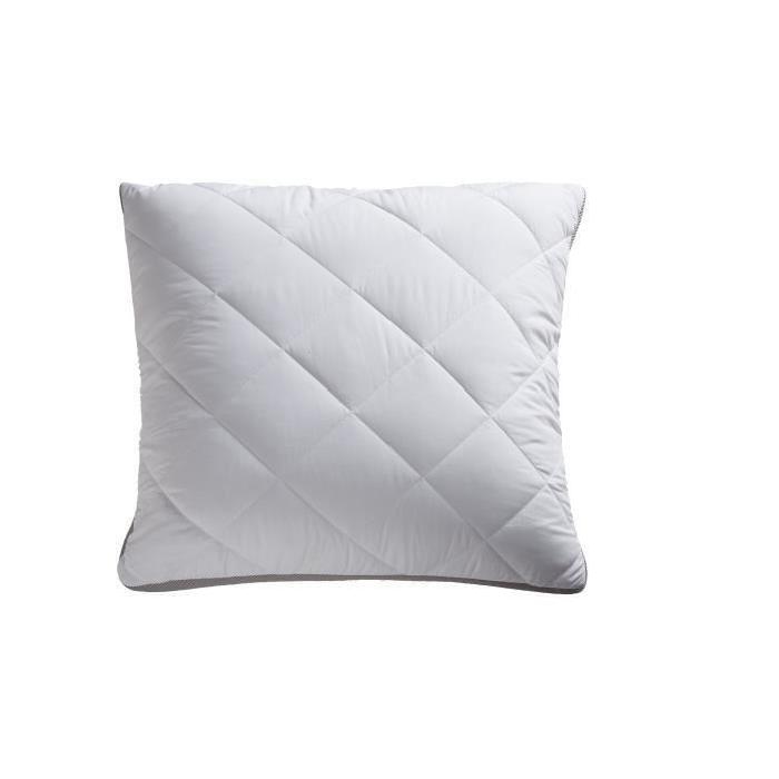 BULTEX Oreiller Supersoft Night déhoussable 60x60 cm blanc et anthracite