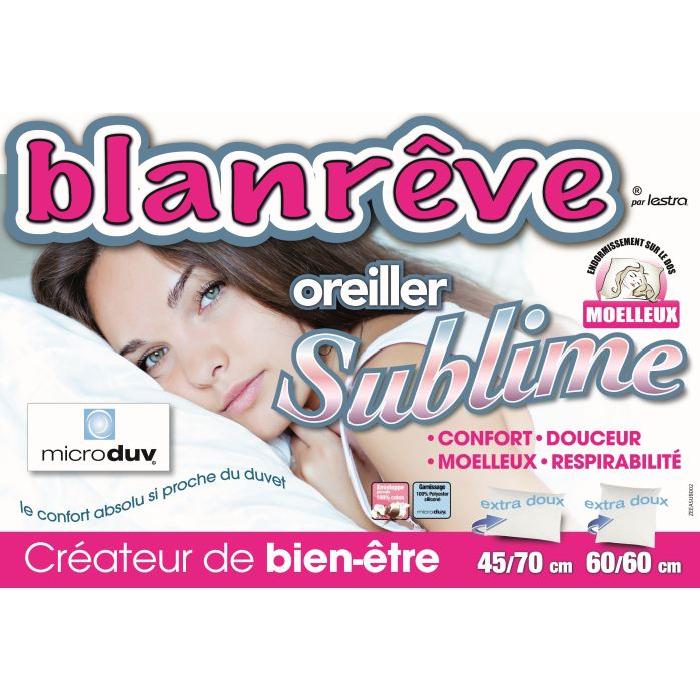 BLANREVE Oreiller SUBLIME MICRODUV 45x70cm