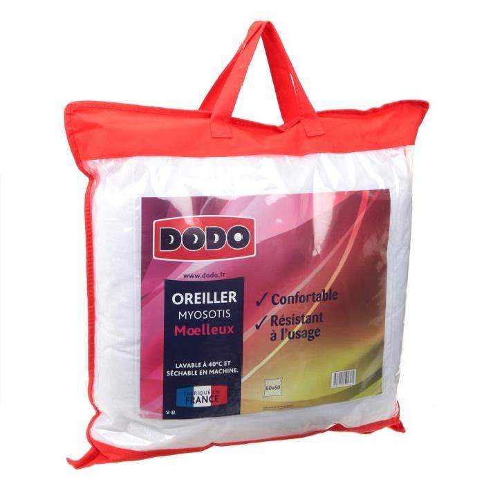 DODO Dacron Duo Oreiller - 60 x 60 cm - Blanc