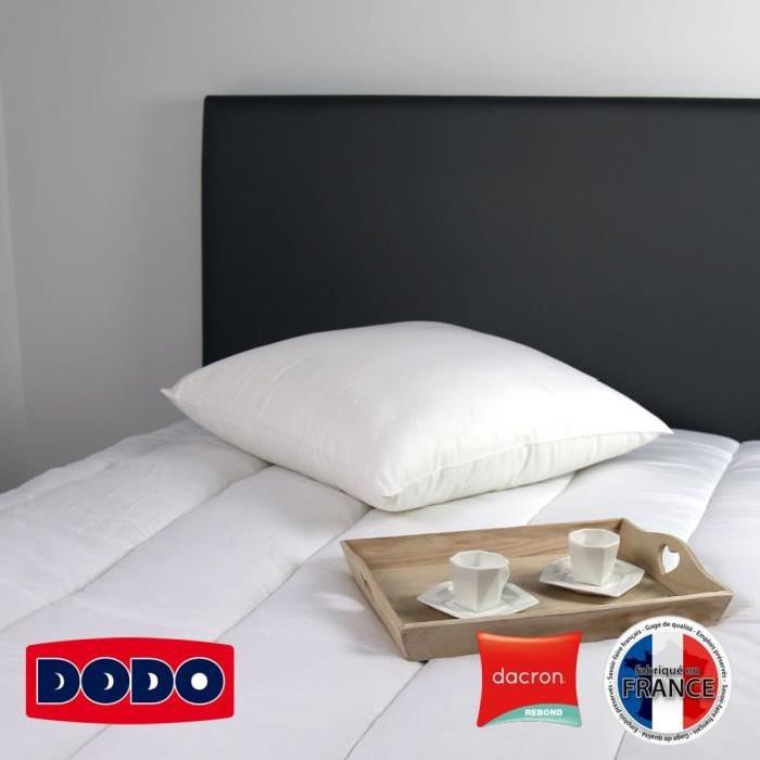 DODO Oreiller DACRON REBOND 60x60 cm blanc