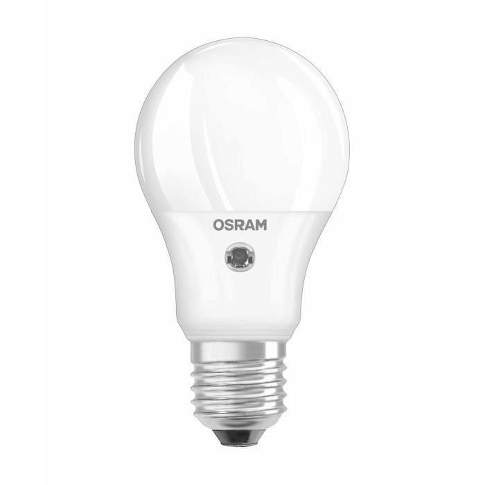 OSRAM Ampoule LED Sensor E27 5 W équivalent a 40 W blanc chaud