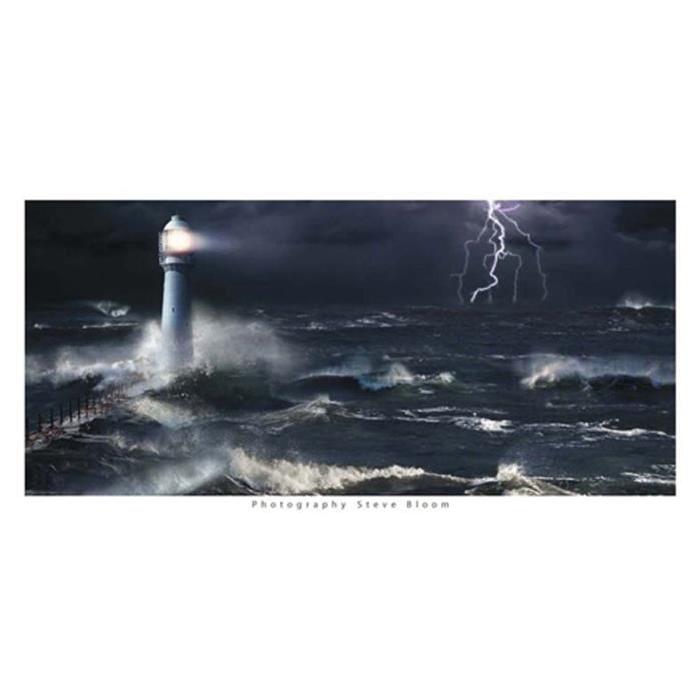 Affiche papier -  Lightning at the Lighthouse  - Bloom  - 50x100 cm