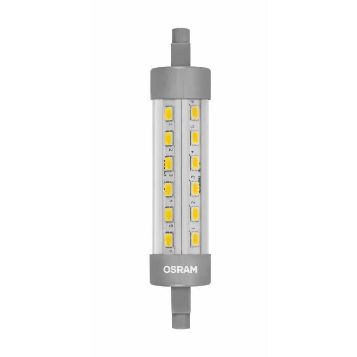 OSRAM Ampoule LED R7S 9 W équivalent a 75 W blanc chaud