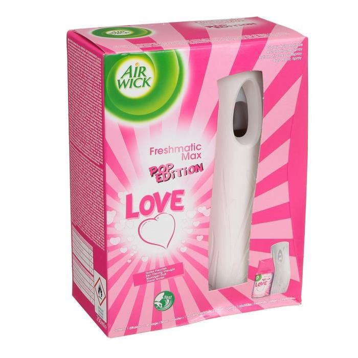 AIR WICK Freshmatic max pop love avec diffuseur de parfum automatique - 250ml