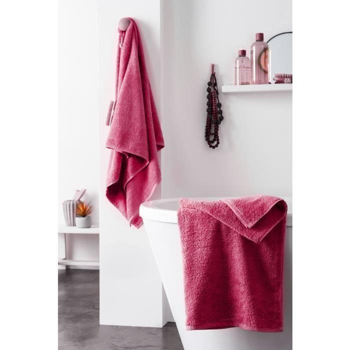 FINLANDEK Set de 2 Draps de douche KYLPY 70x140 cm framboise