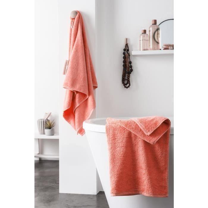 FINLANDEK Set de 2 Draps de douche KYLPY 70x140 cm corail