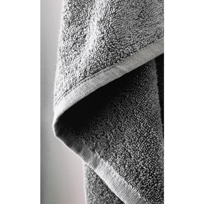 FINLANDEK Set de 2 Draps de douche KYLPY 70x140 cm anthracite