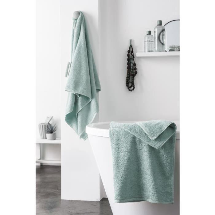 FINLANDEK Set de 2 Draps de douche KYLPY 70x140 cm vert de gris