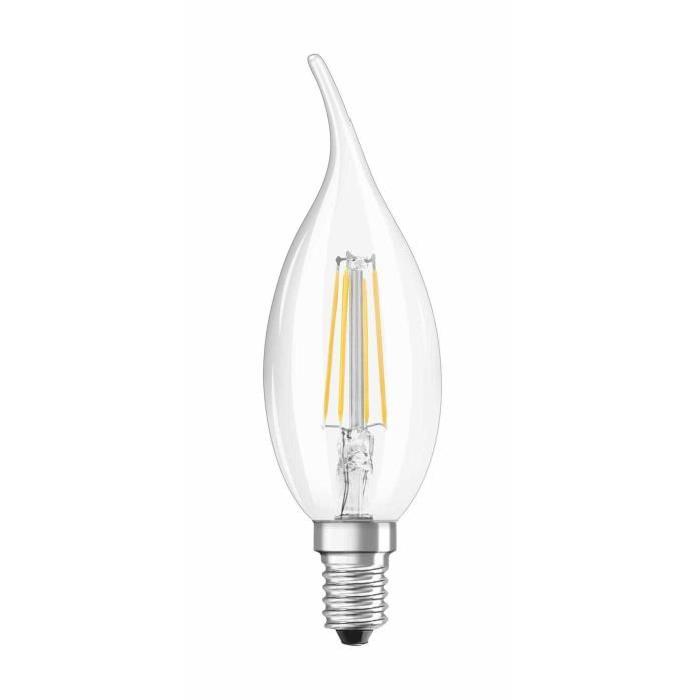 OSRAM Ampoule filament LED E14 4 W équivalent a 40 W blanc chaud