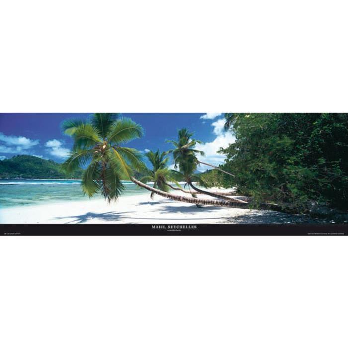 Affiche papier -  Mahe-Seychelles - Granville Harris  -  33x95 cm