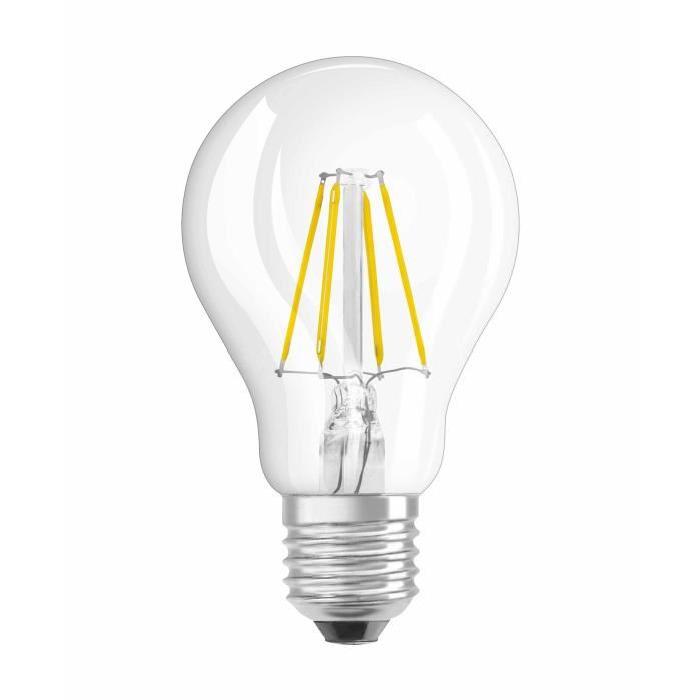 OSRAM Ampoule filament LED E27 5 W équivalent a 40 W blanc chaud dimmable variateur