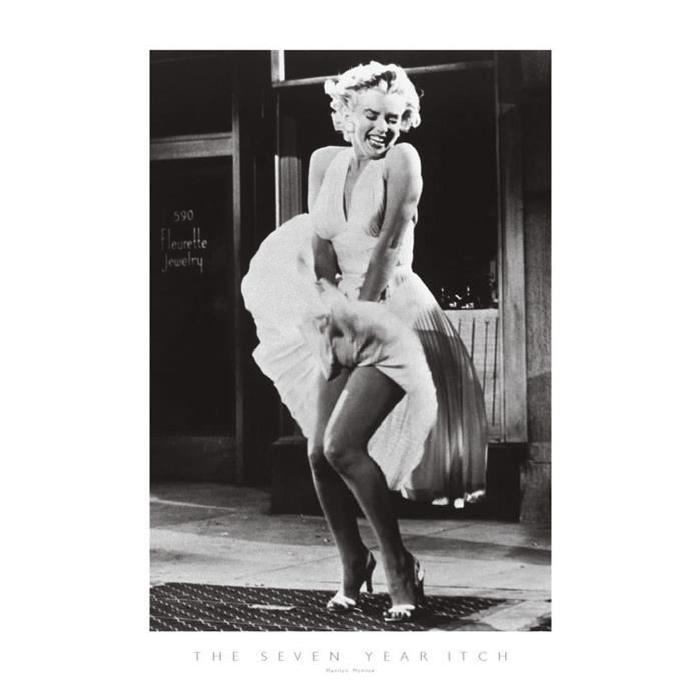 Affiche papier -  The seven year itch   - Anonyme  -  50x70 cm