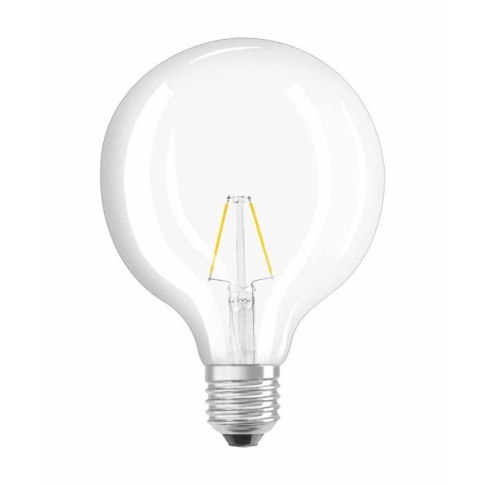 OSRAM Ampoule filament LED E27 2 W équivalent a 25 W blanc chaud