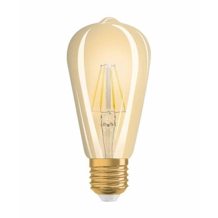 OSRAM Ampoule LED Vintage Edition 1906 E27 4 W équivalent a 35 W blanc chaud