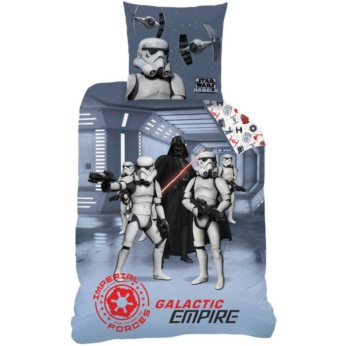 STAR WARS DARK SIDE Parure de Couette enfant Coton 140 x 200 cm