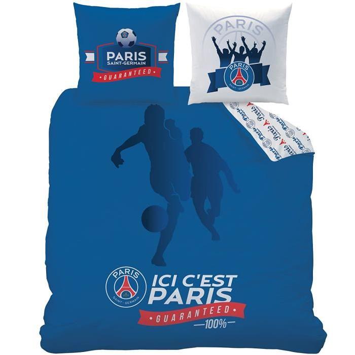 PSG FOOT Parure de Couette Coton 220 x 240 cm