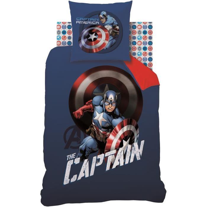 AVENGERS MISSION Parure de Couette Coton 140 x 200 cm