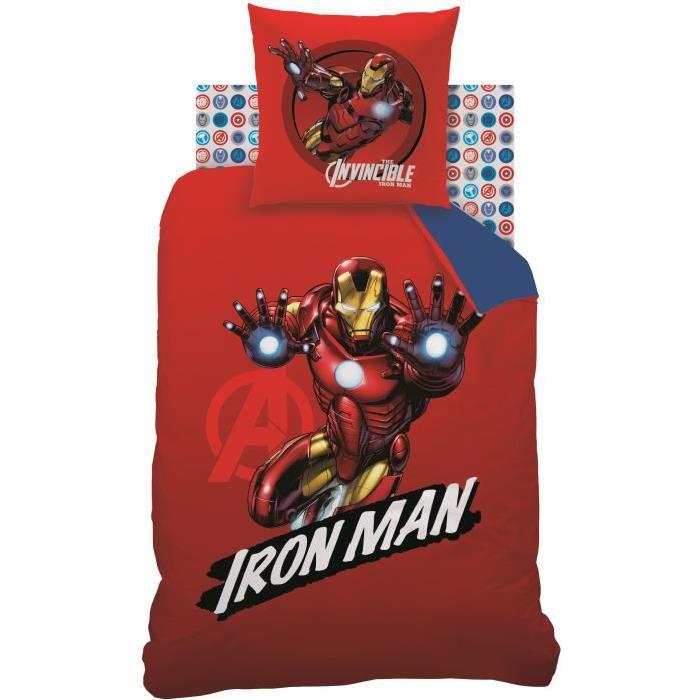 AVENGERS MISSION Parure de Couette Coton 140 x 200 cm